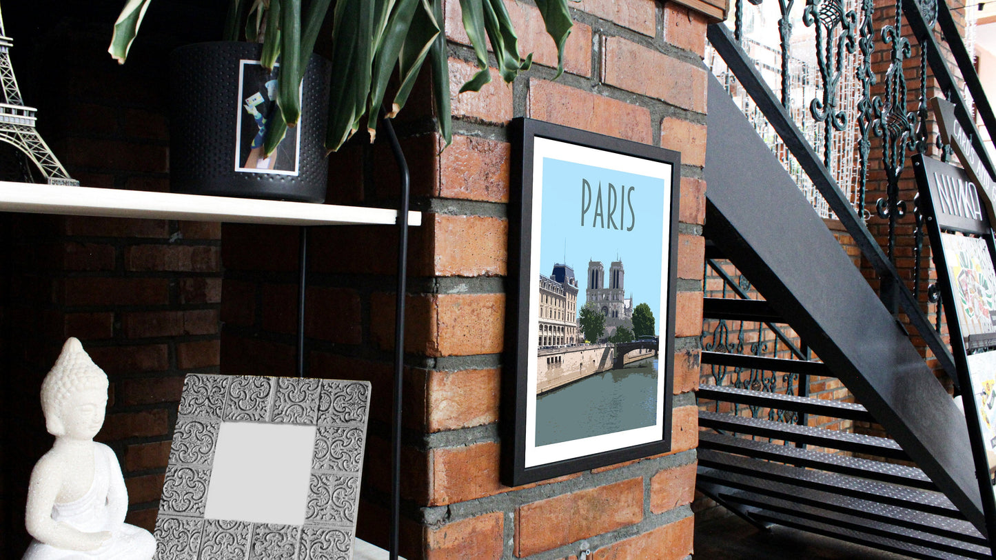 Paris Travel Poster