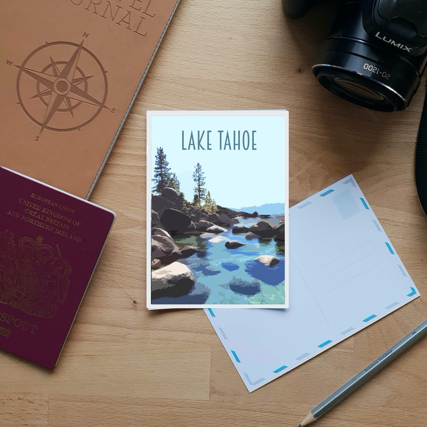 Lake Tahoe Travel Poster