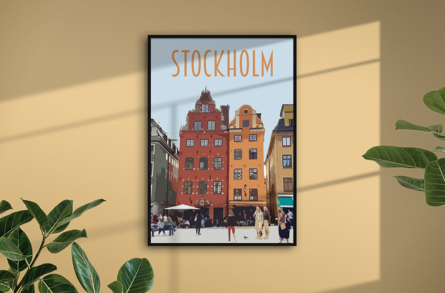 Stockholm Travel Poster