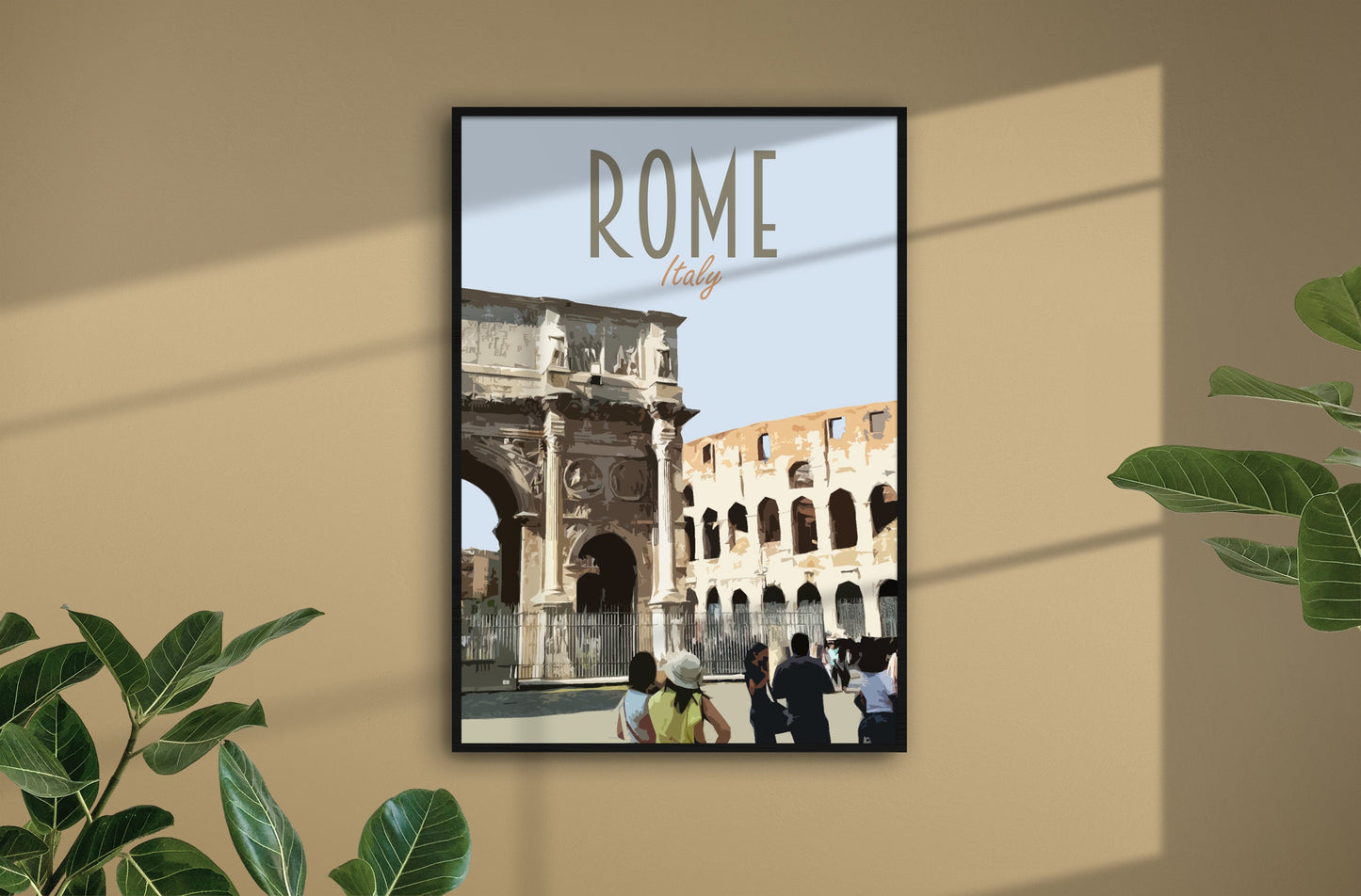 Rome Travel Poster