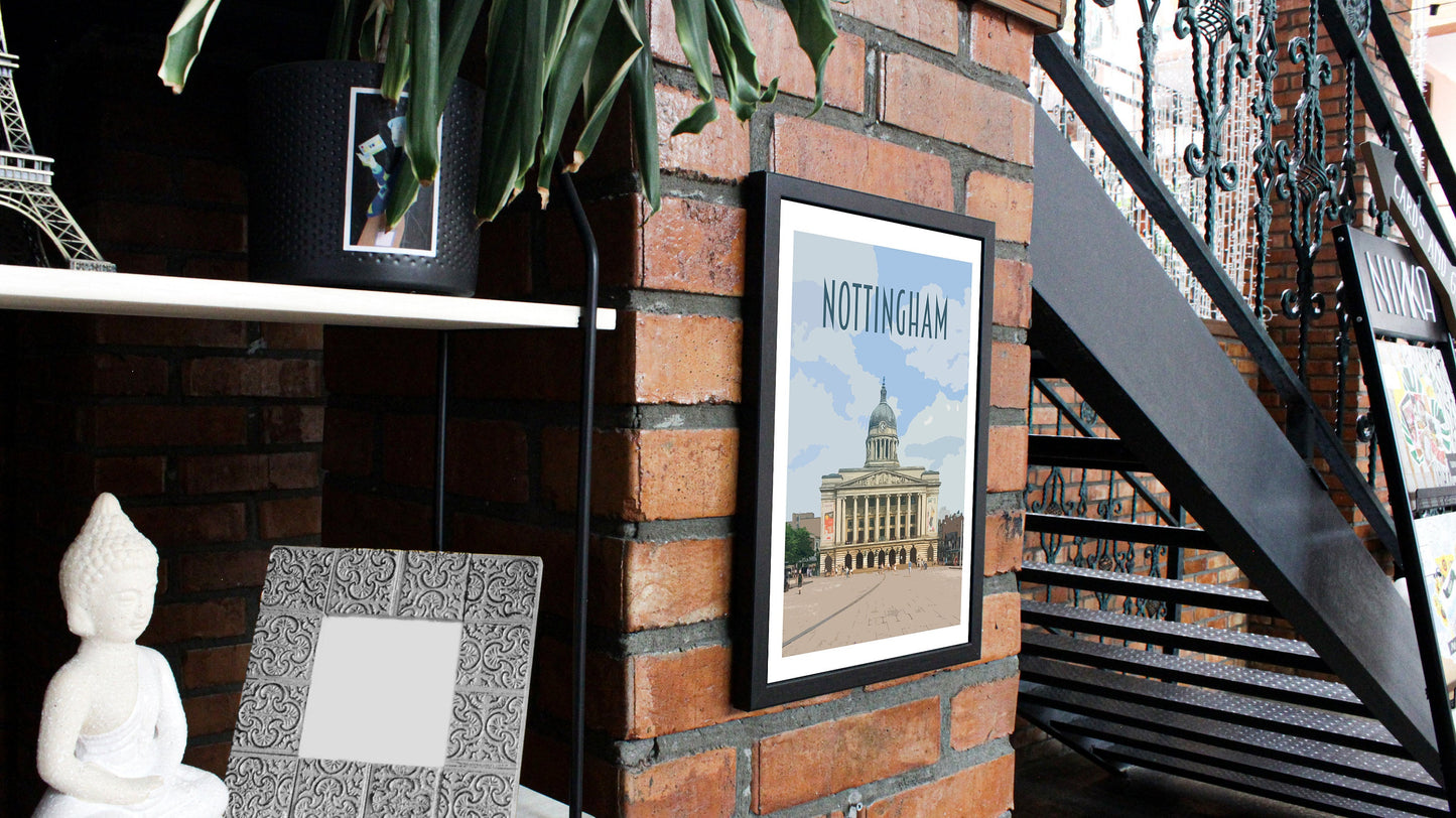 Nottingham Travel Poster
