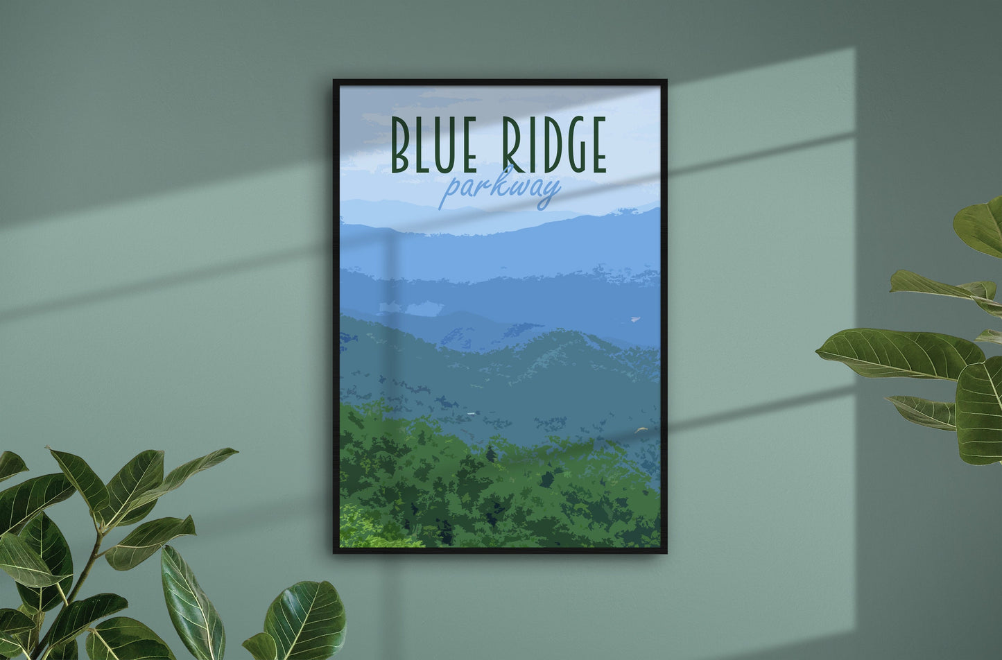 Blue Ridge Parkway Travel Poster