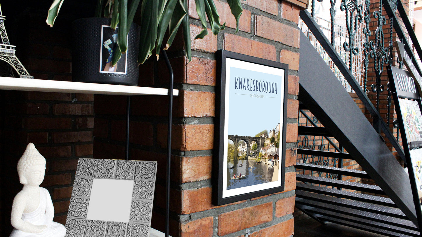 Knaresborough Travel Poster