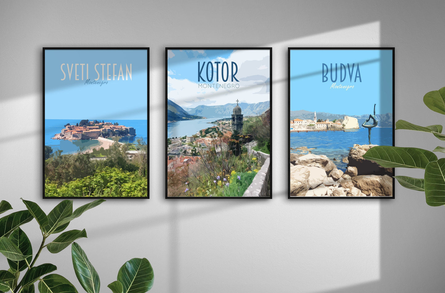 Sveti Stefan Travel Poster