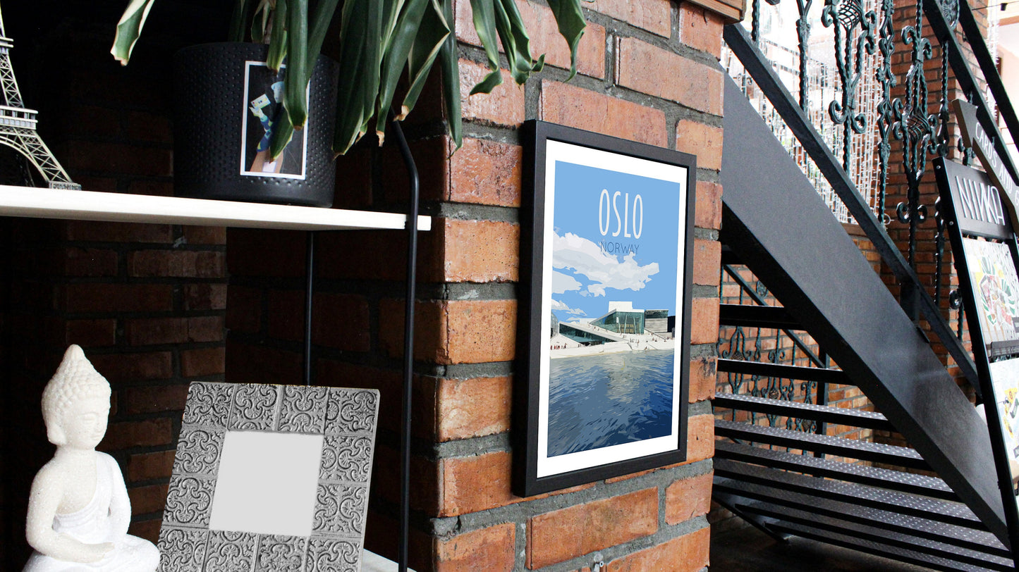 Oslo Travel Poster