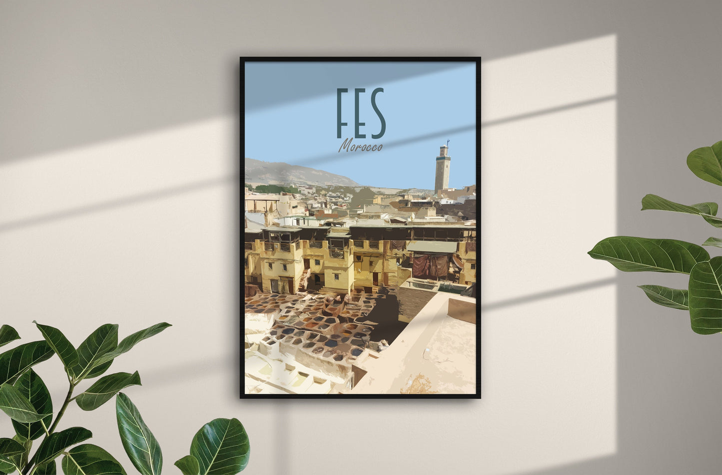 Fes Travel Poster