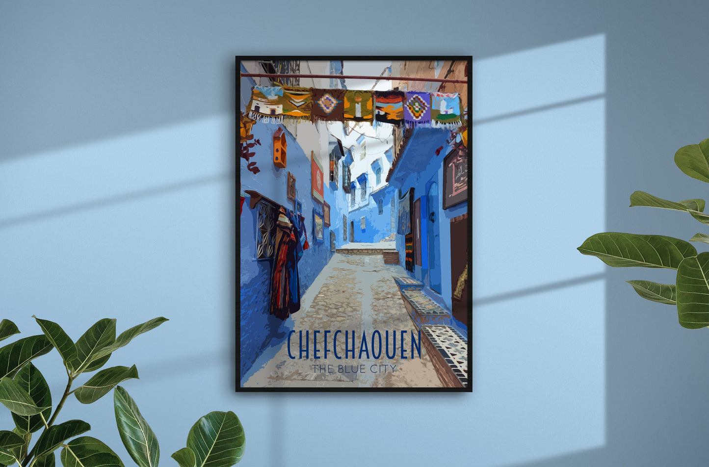 Chefchaouen Travel Poster