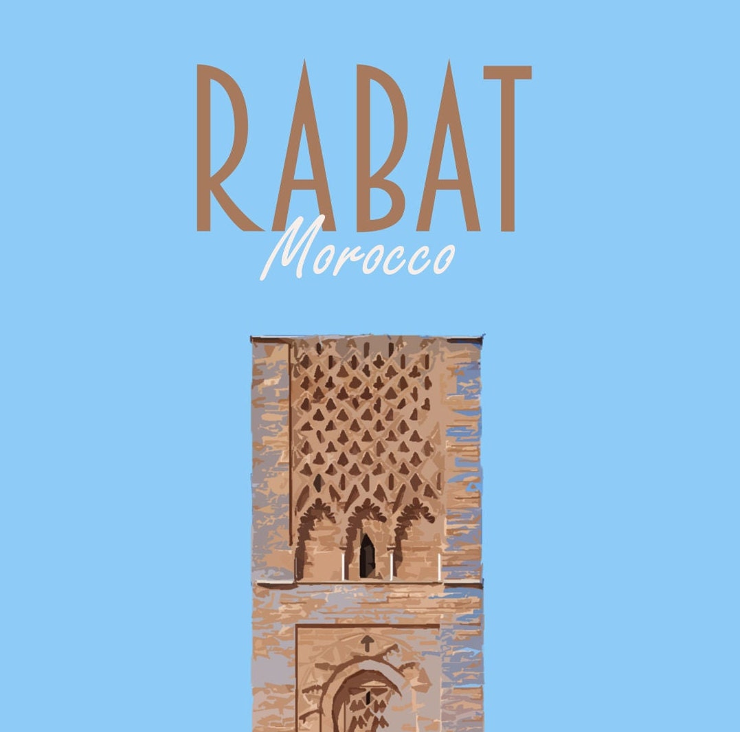 Rabat Travel Poster