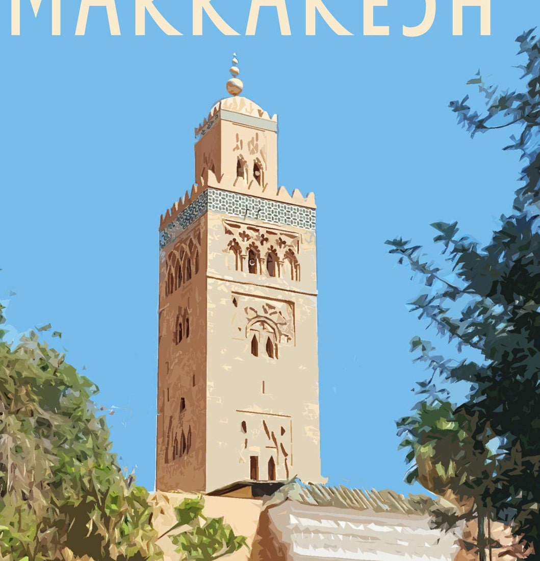 Marrakesh Travel Poster