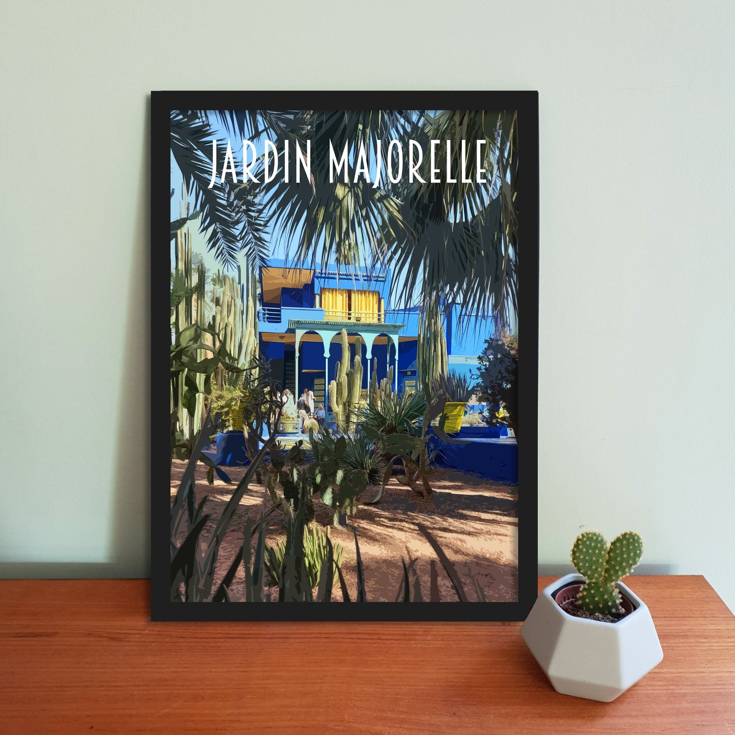 Jardin Majorelle Travel Poster