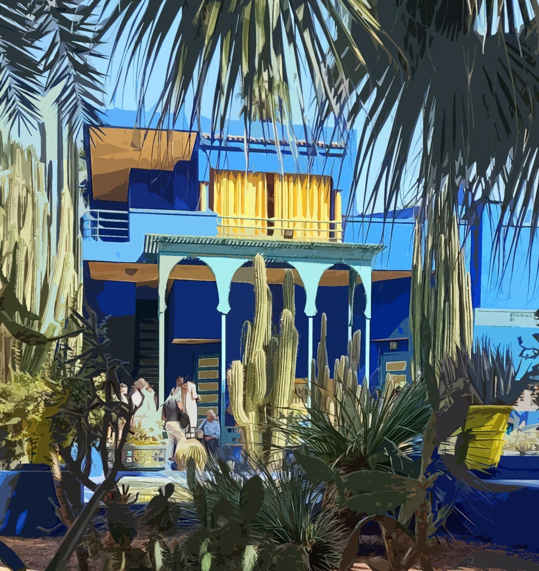 Jardin Majorelle Travel Poster