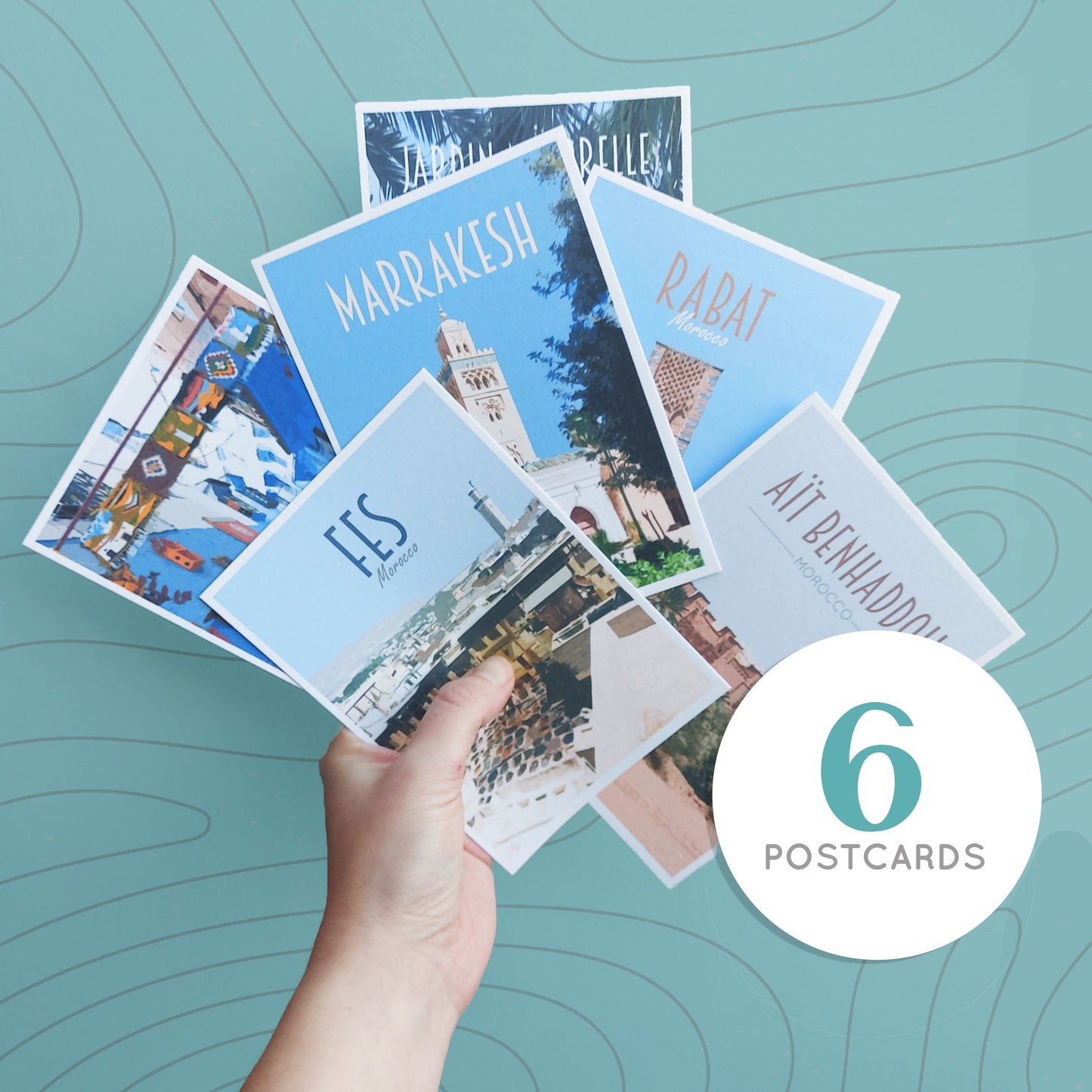 Morocco Travel Postcards Pack