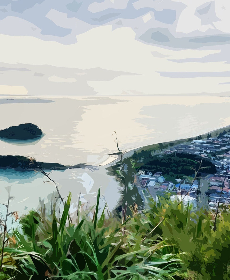 Mount Maunganui Travel Poster