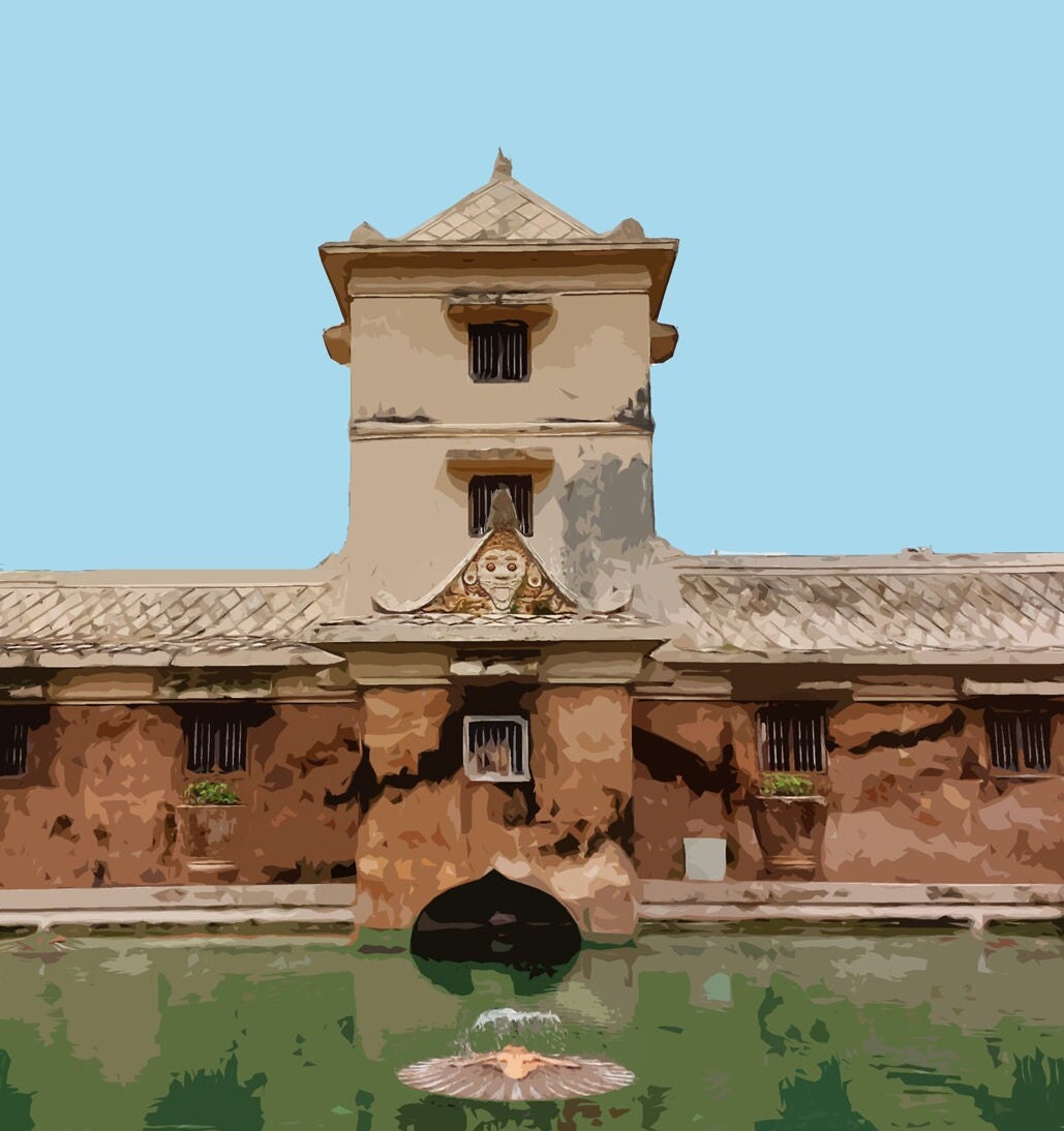 Yogyakarta Travel Poster