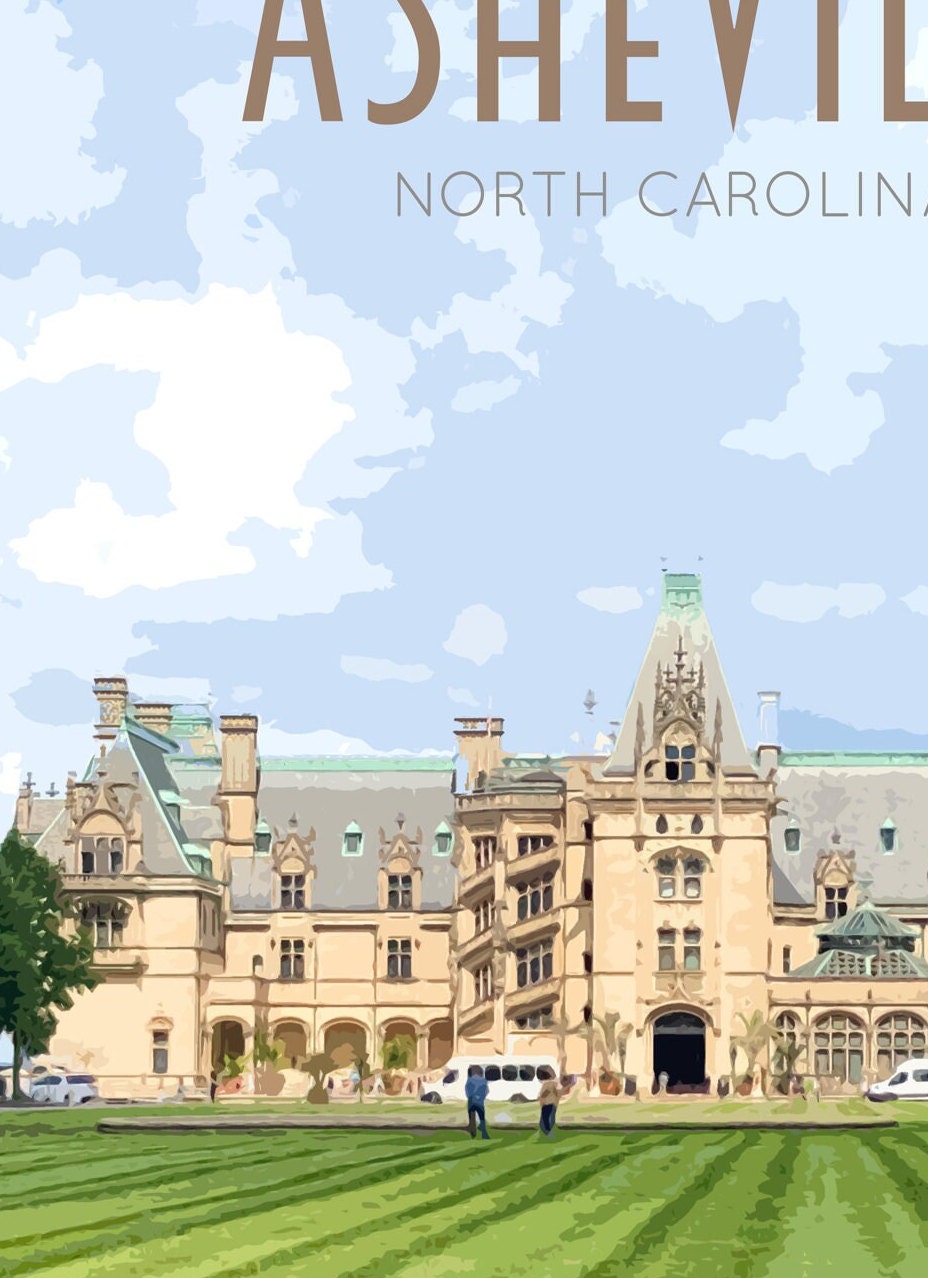 Asheville Travel Poster