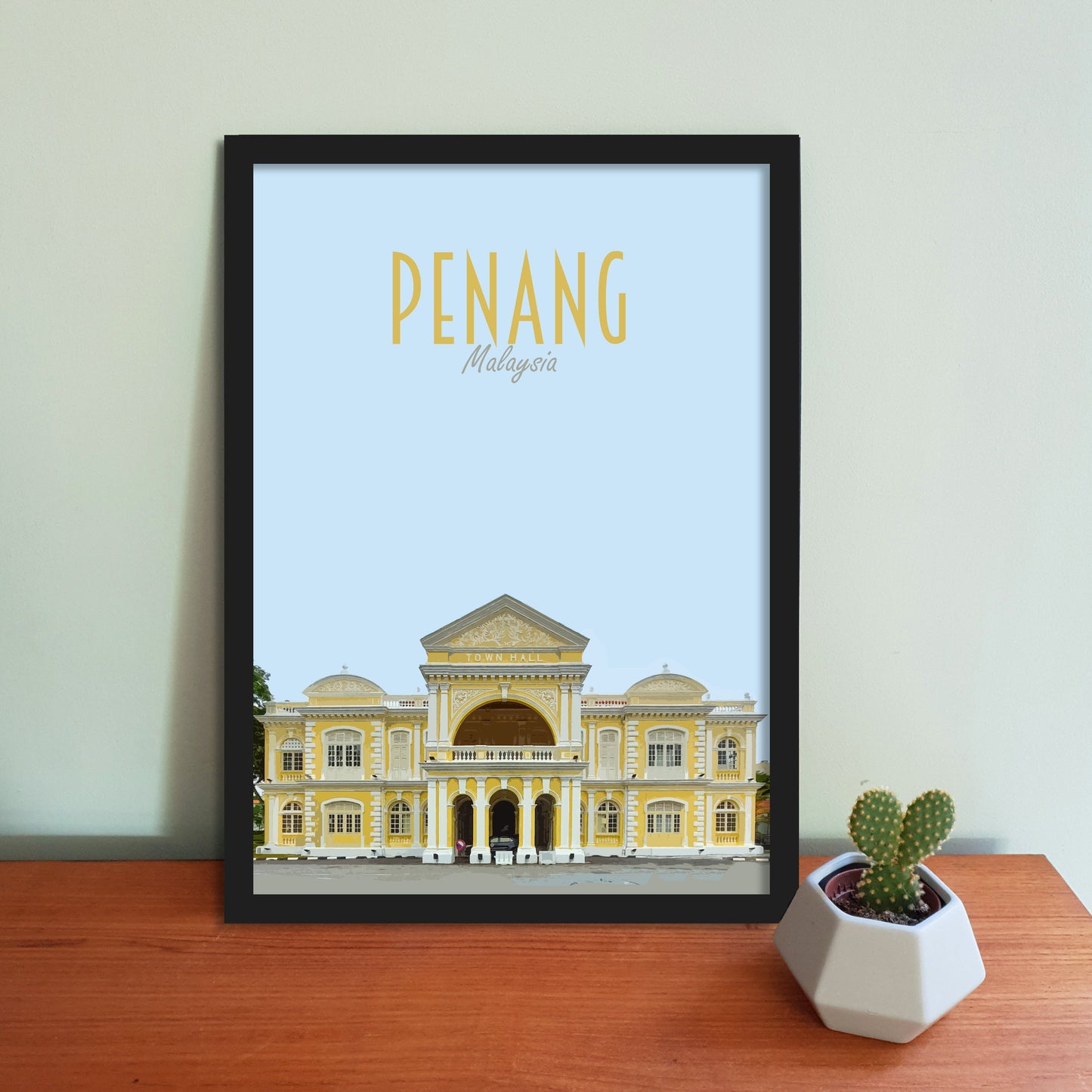 Penang Travel Poster