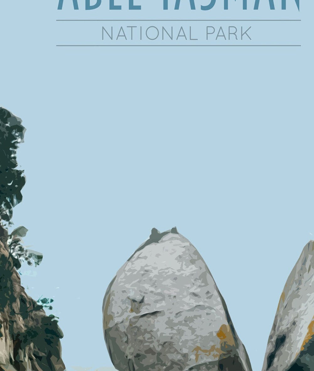 Abel Tasman Travel Poster