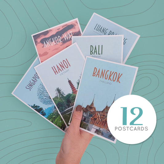 South East Asia Postcard Pack