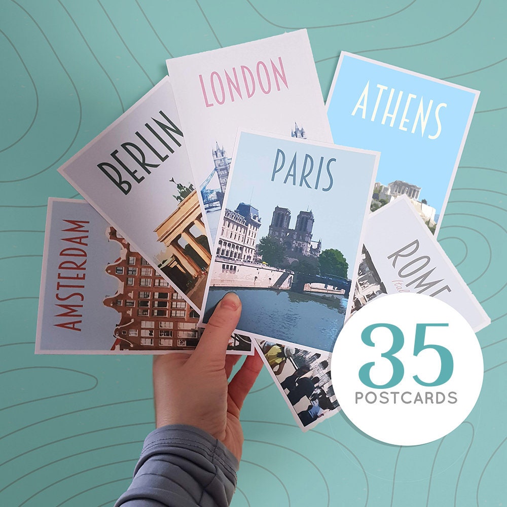Europe Postcard Pack