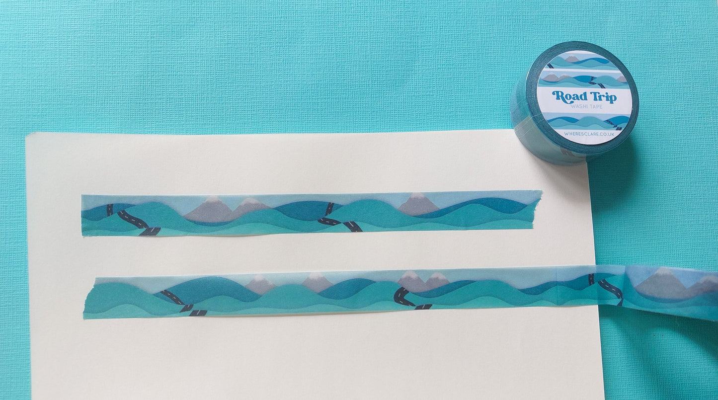 Road Trip Washi Tape (10 metres)