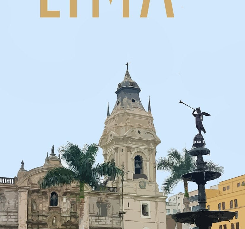 Lima Travel Poster