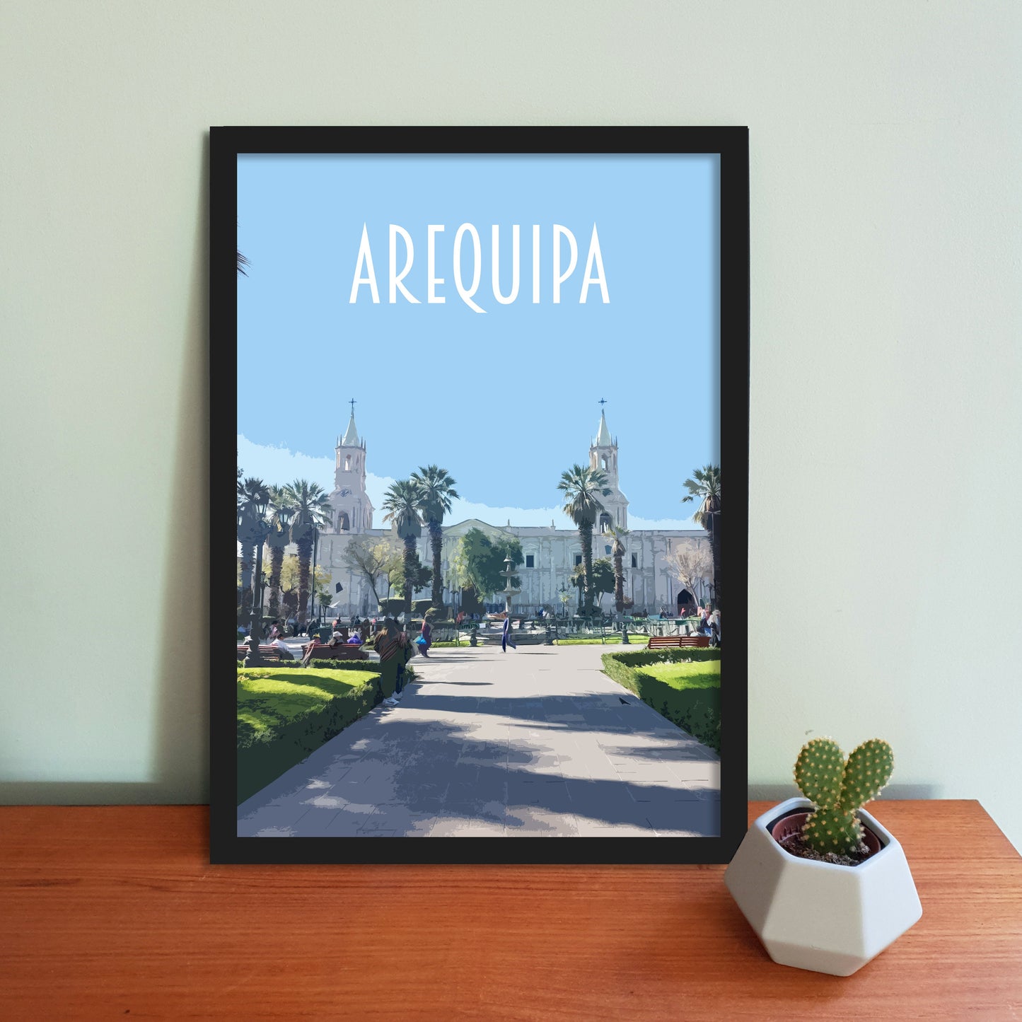 Arequipa Travel Poster