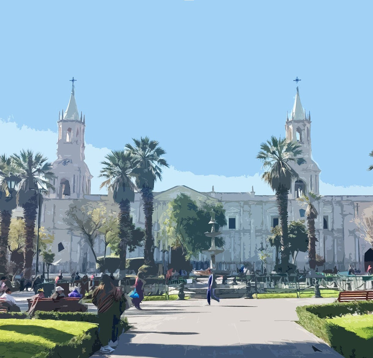 Arequipa Travel Poster