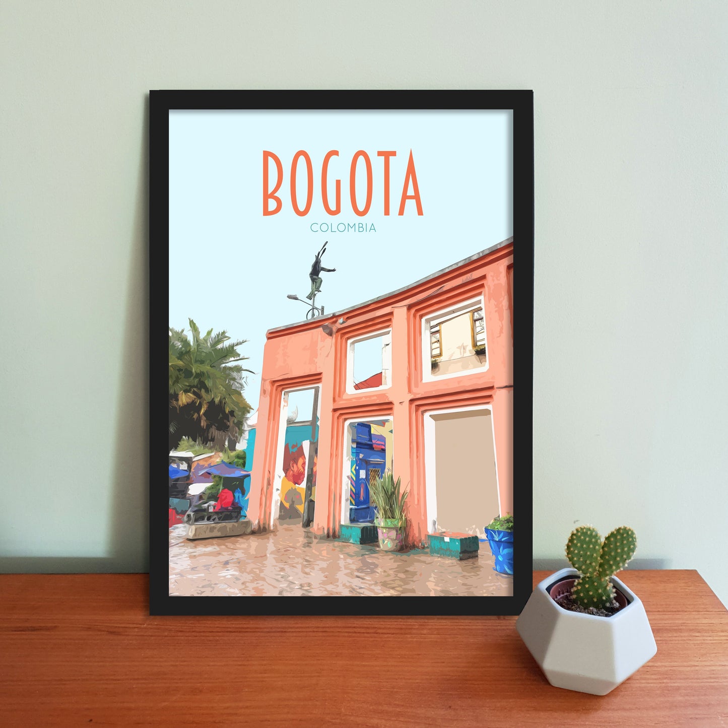 Bogota Travel Poster