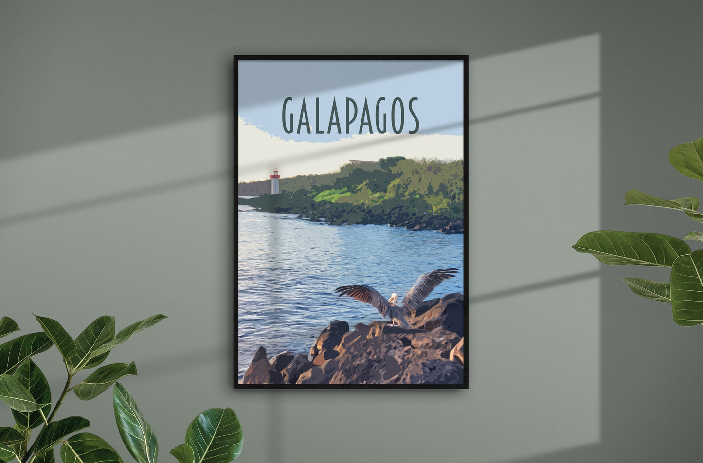 Galapagos Travel Poster
