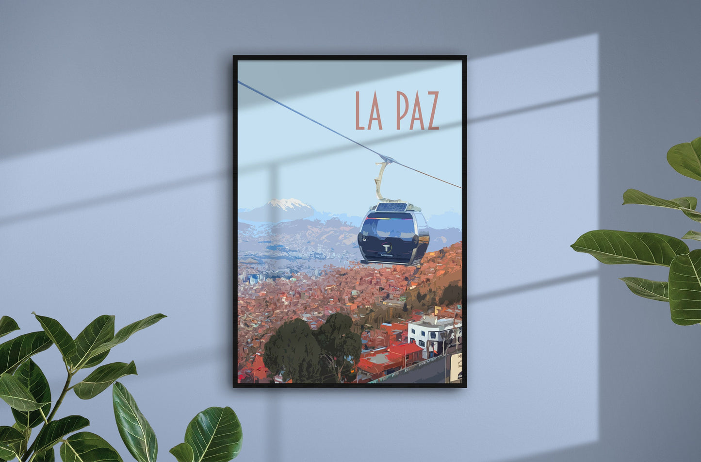 La Paz Travel Poster