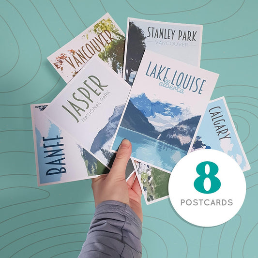 Canada Travel Postcards Pack