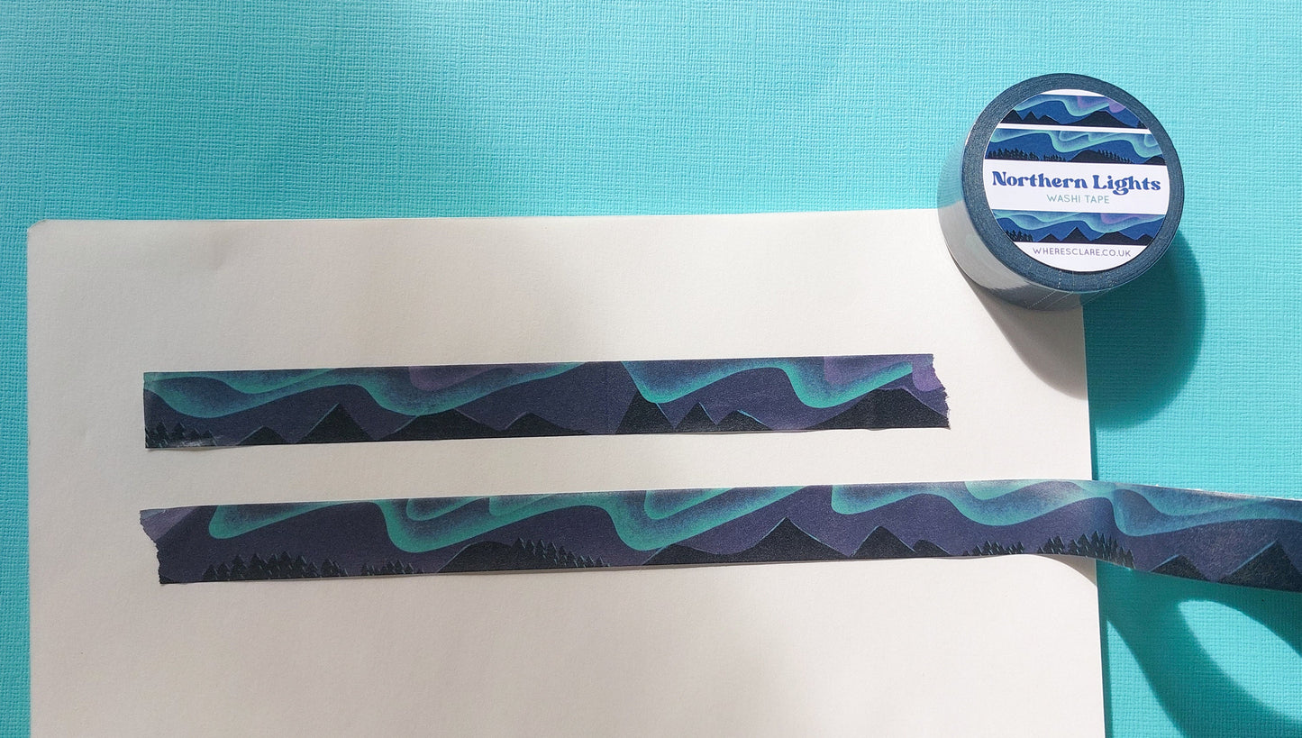 Northern Lights Washi Tape (10 metres)