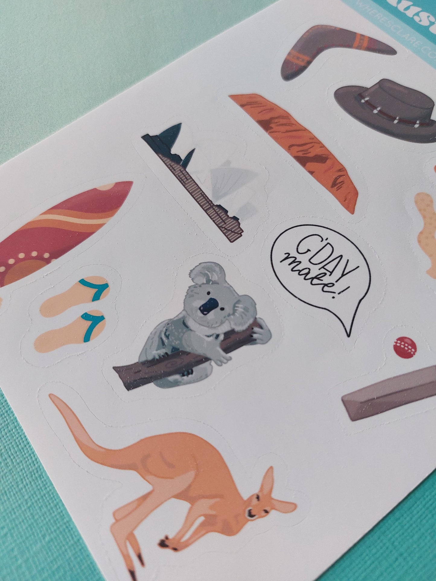 Australia Sticker Sheet