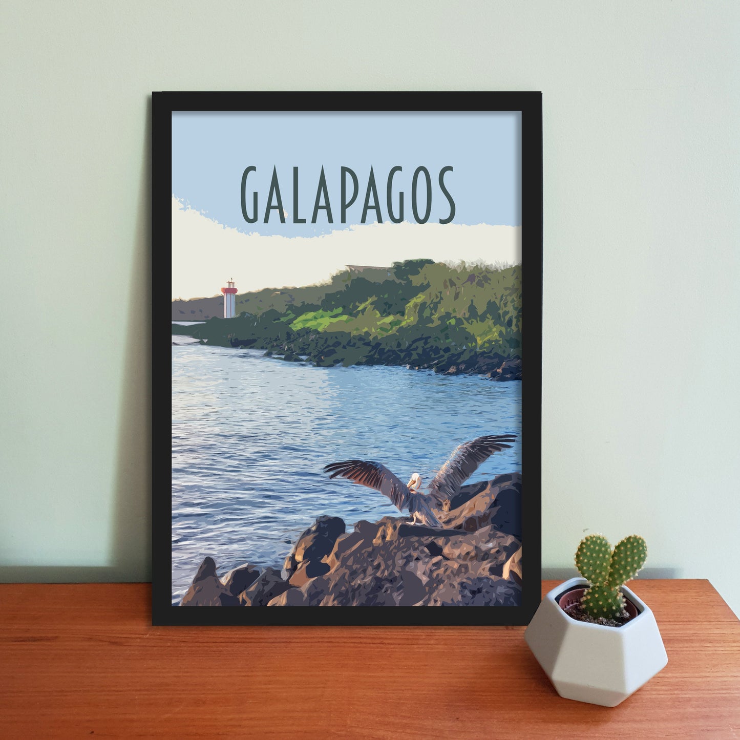 Galapagos Travel Poster