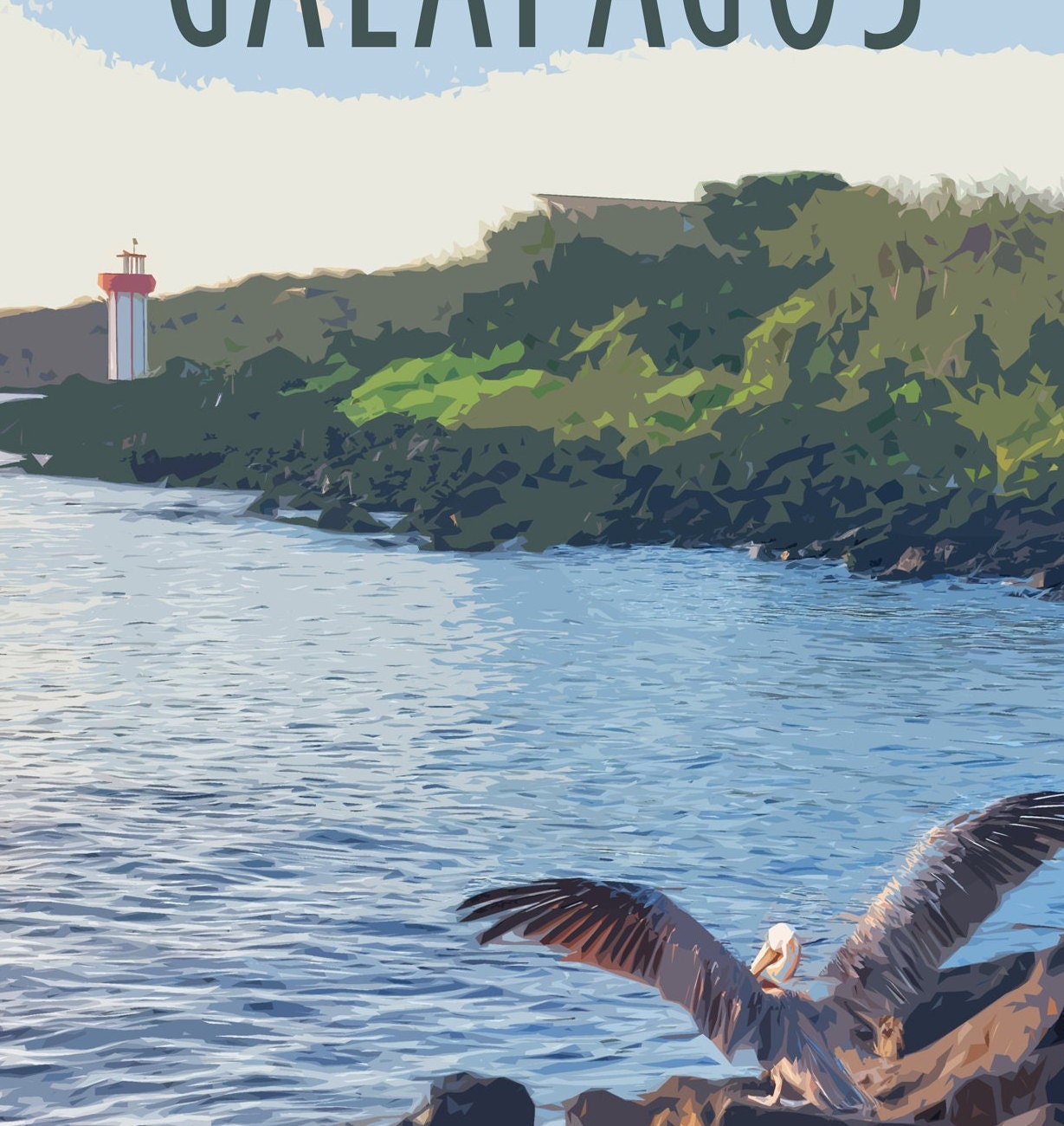 Galapagos Travel Poster