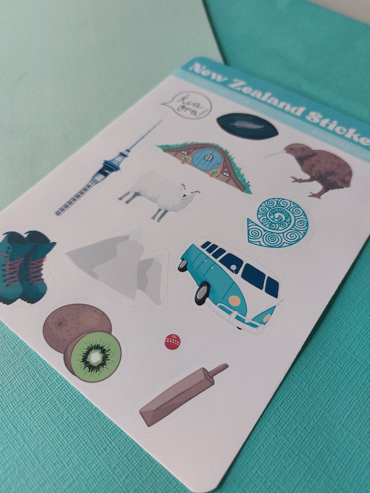 New Zealand Sticker Sheet