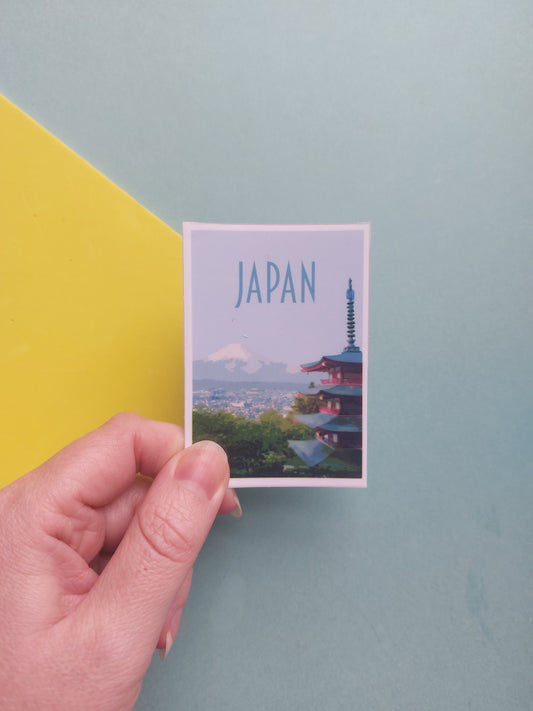 Japan Poster Sticker