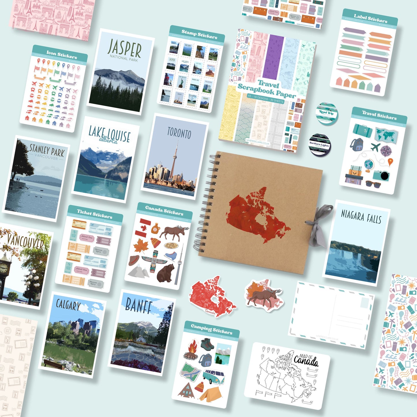 Canada Scrapbook Kit