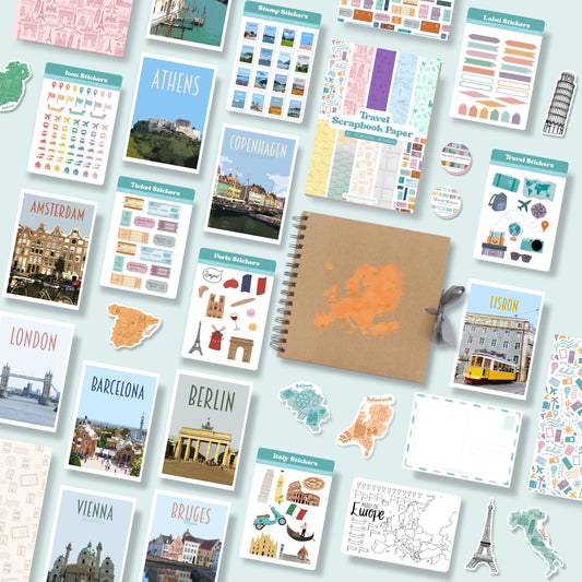 Europe Scrapbook Kit