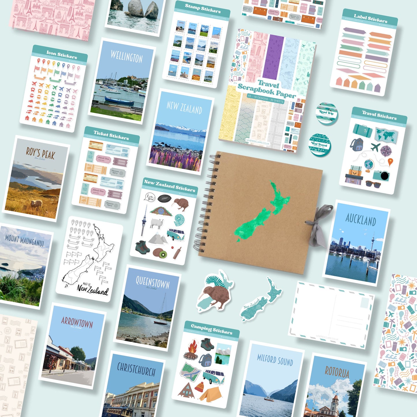 New Zealand Scrapbook Kit