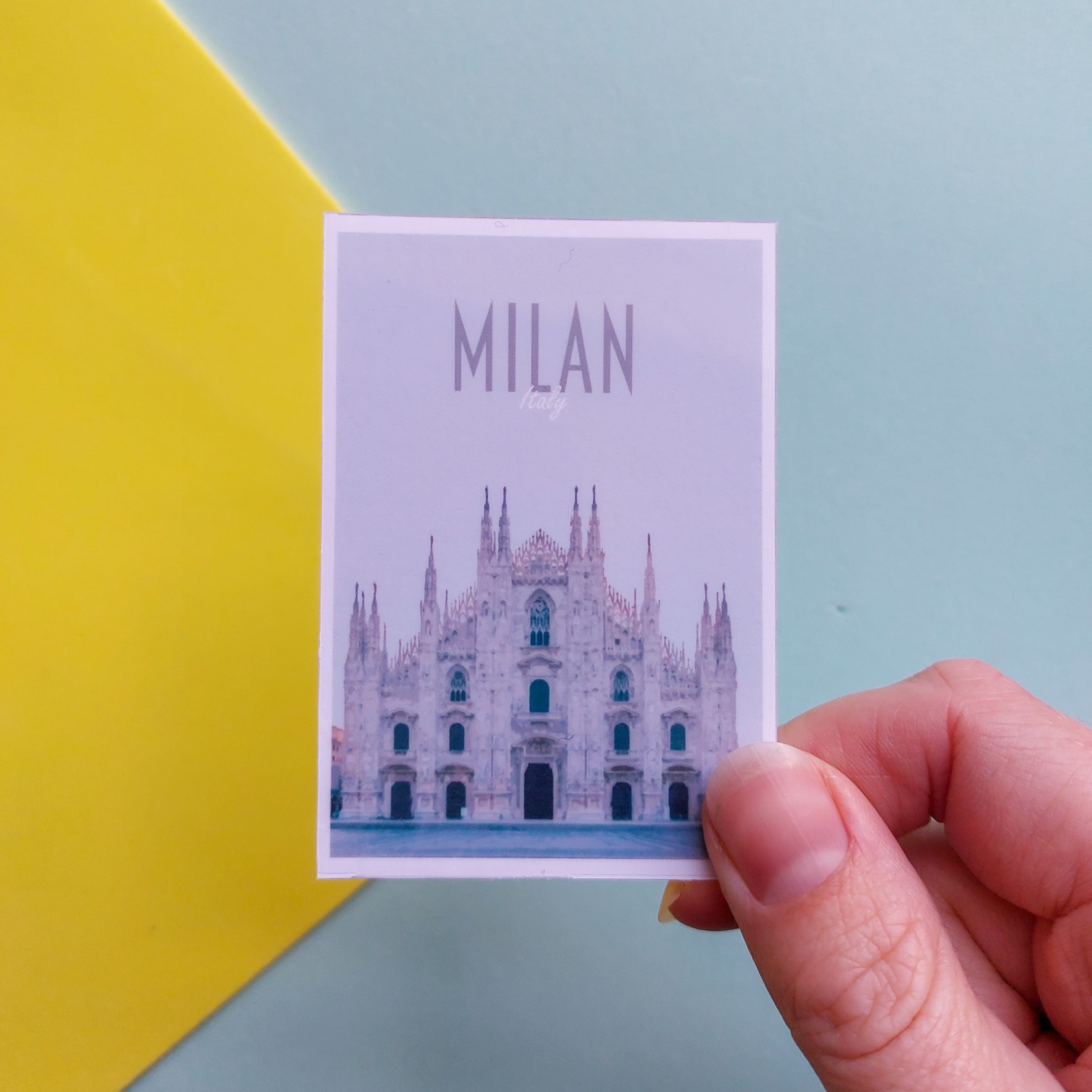 Milan Written Sticker Milan Sticker – Where's Clare