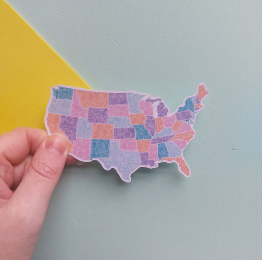 USA States Sticker
