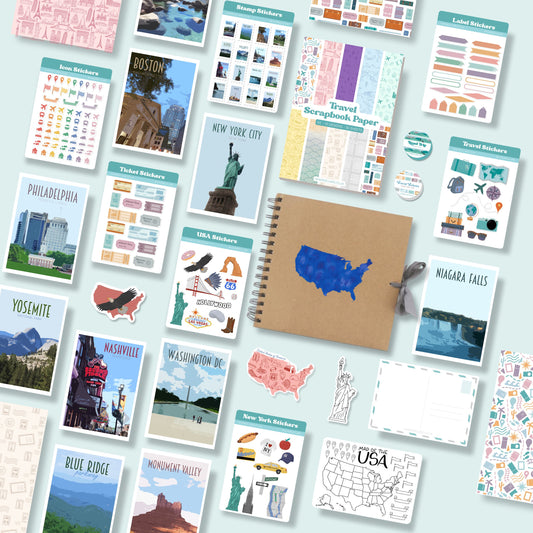 USA Scrapbook Kit