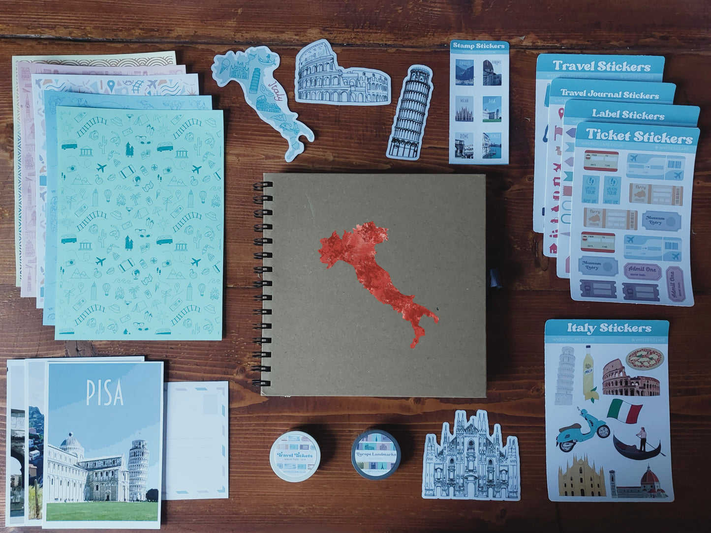 Italy Scrapbook Kit