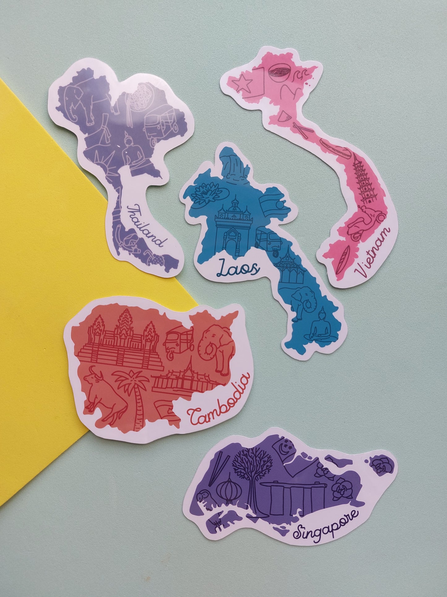 Laos Sticker