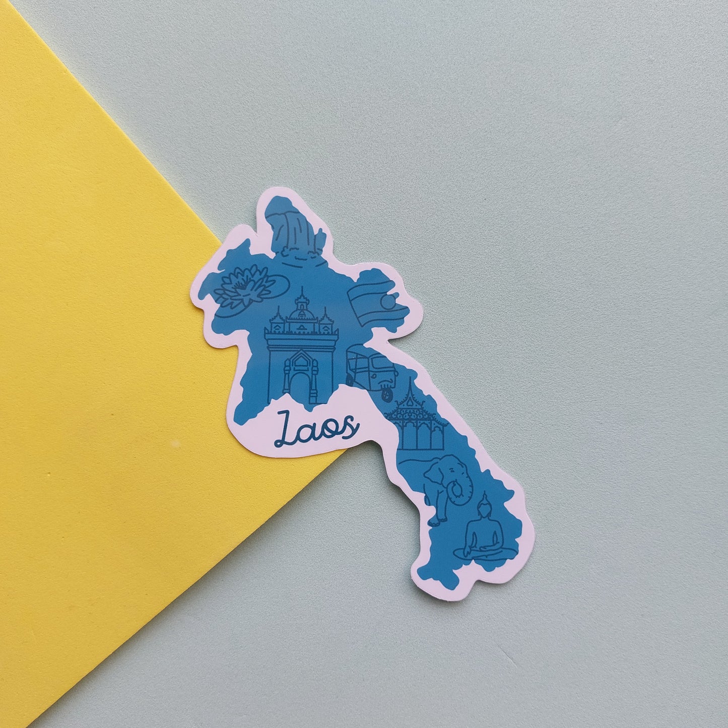 Laos Sticker