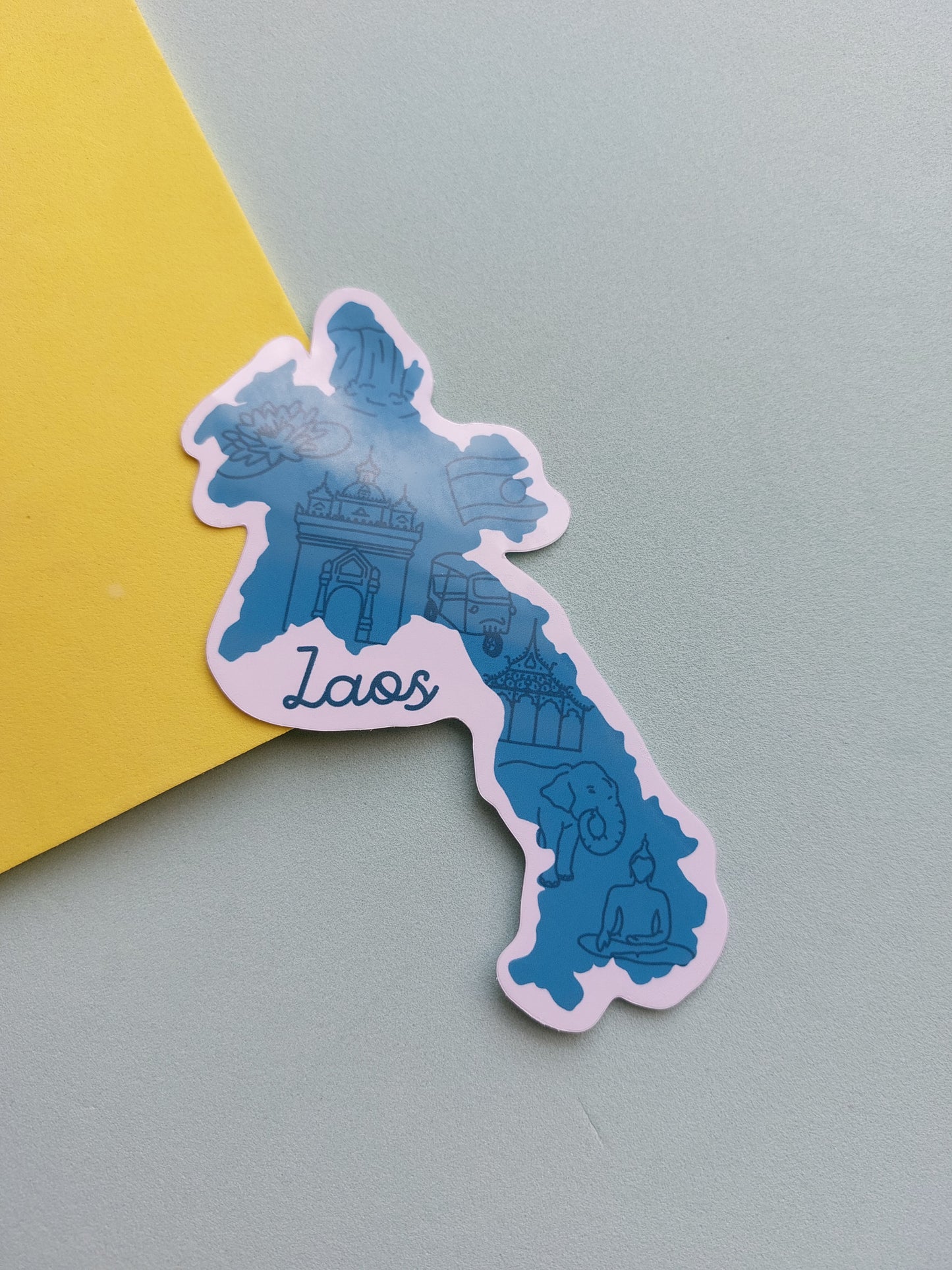 Laos Sticker