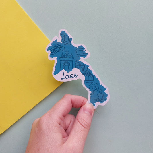 Laos Sticker