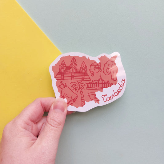 Cambodia Sticker