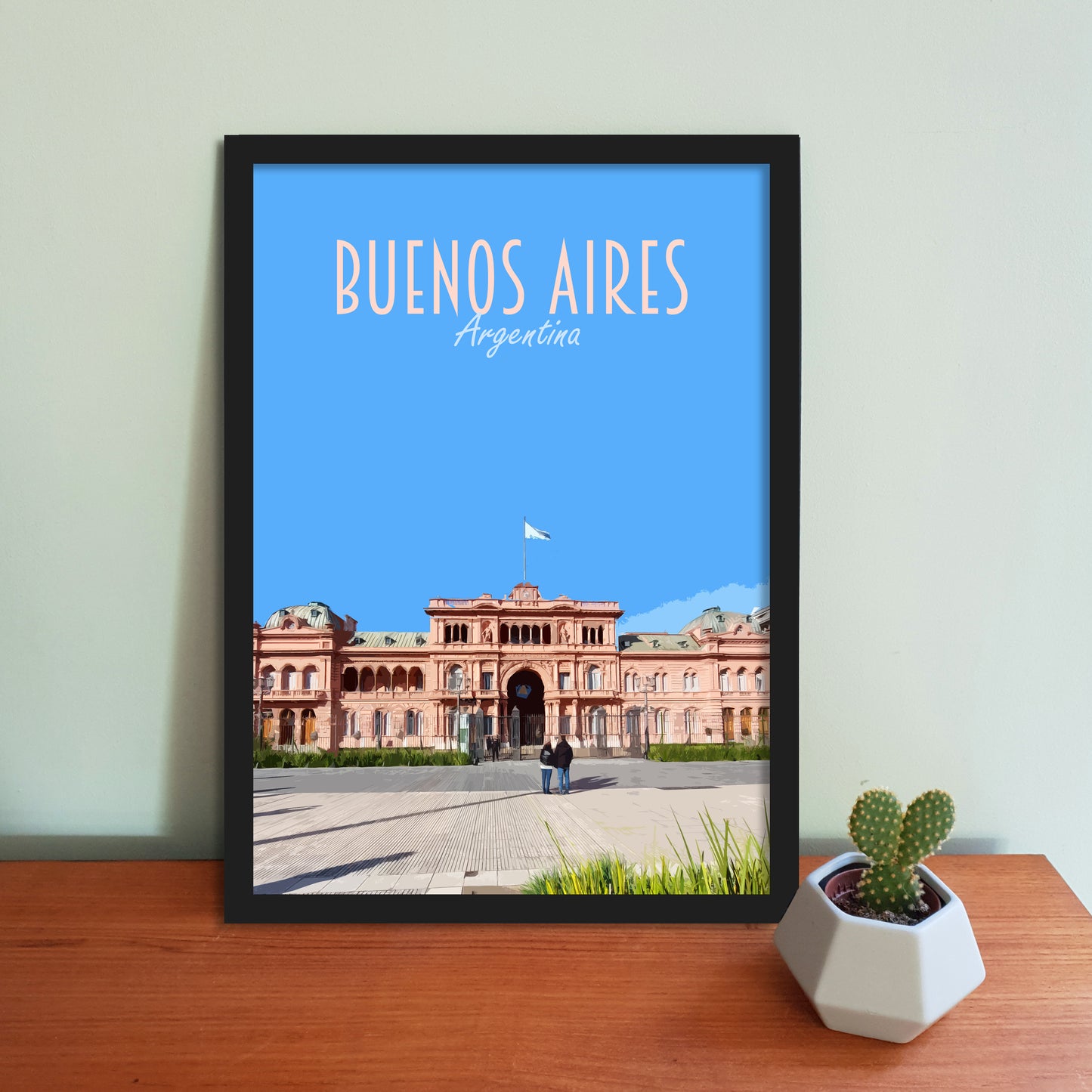 Buenos Aires Travel Poster